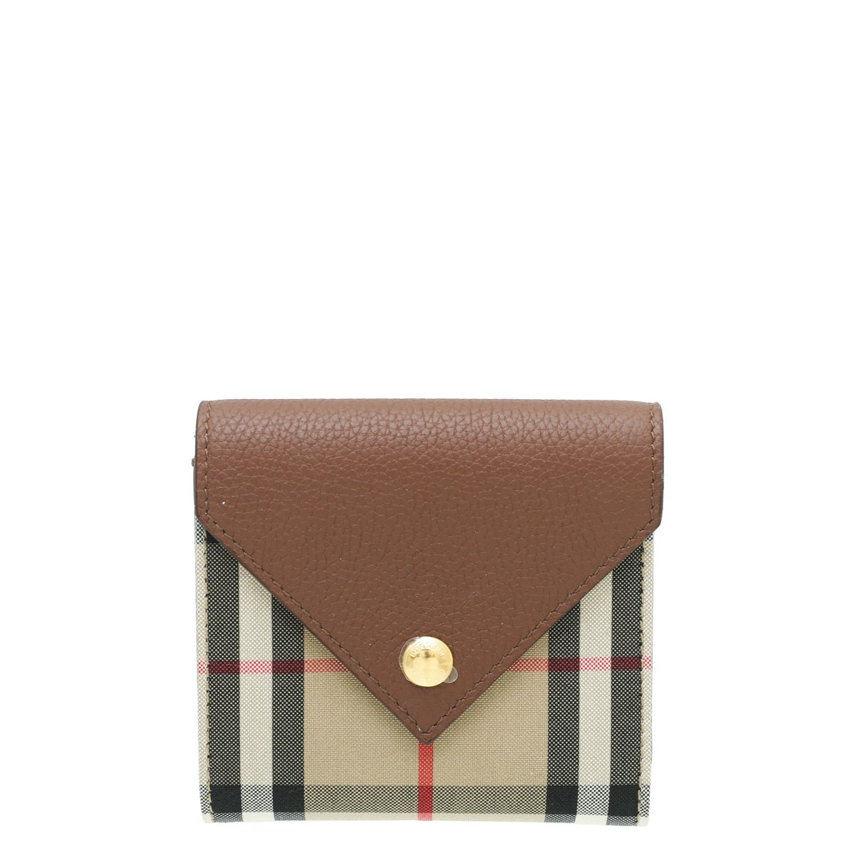 Burberry Brown Lila Vintage Check Small Wallet