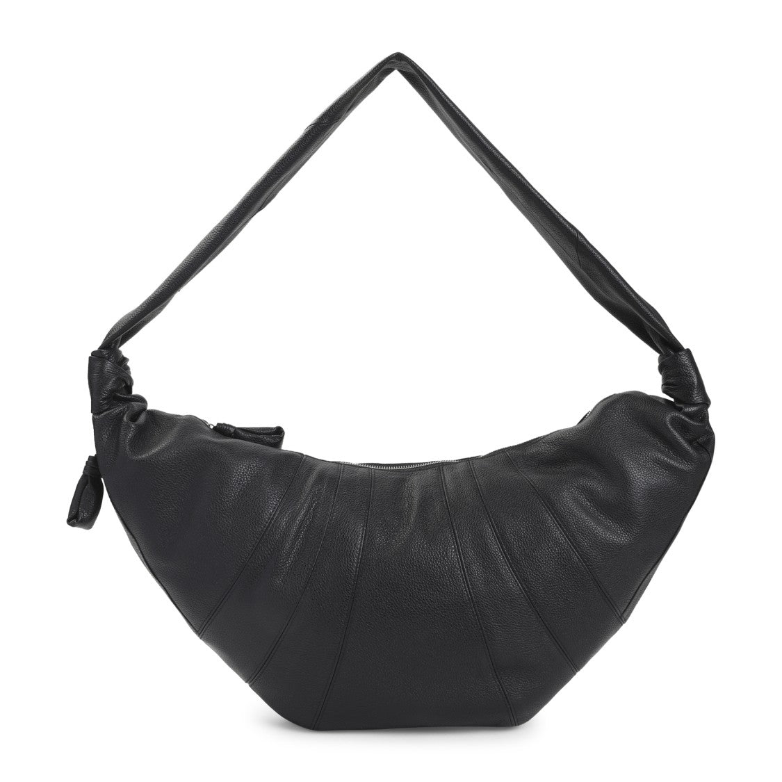 Lemaire Crescent-Shaped Black Calf Leather Handbag