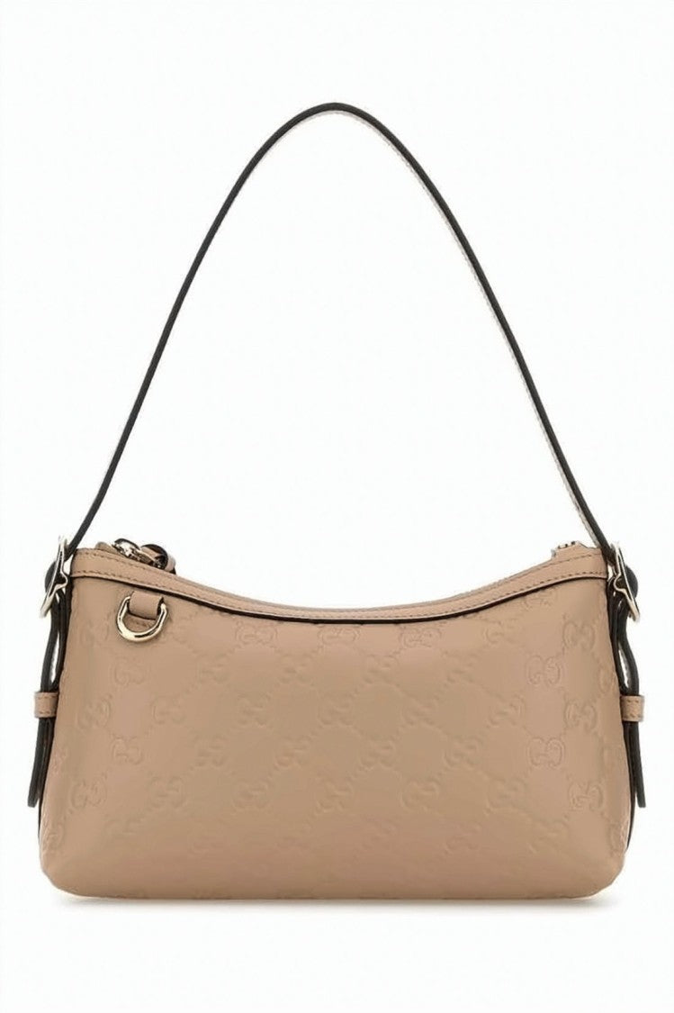 Gucci Embroidered Leather Small Shoulder Bag