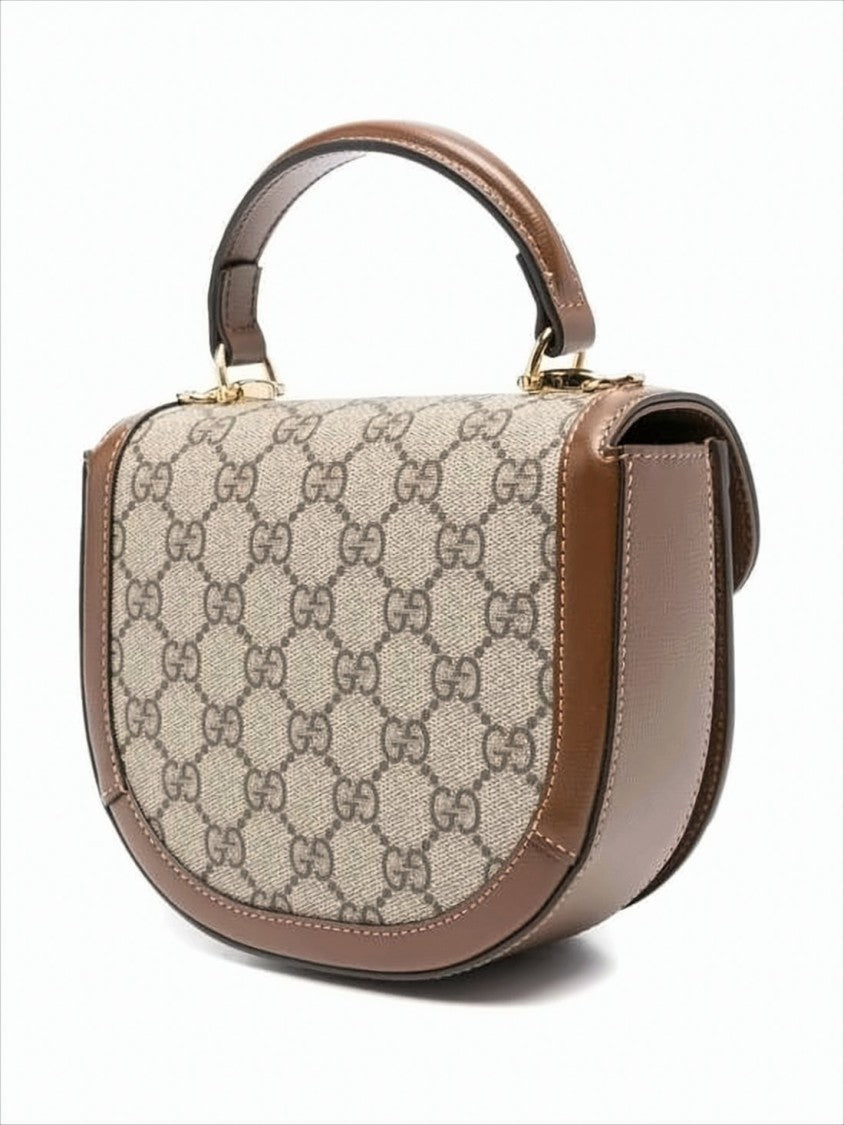 Gucci Compact Monogram Canvas Tote Bag