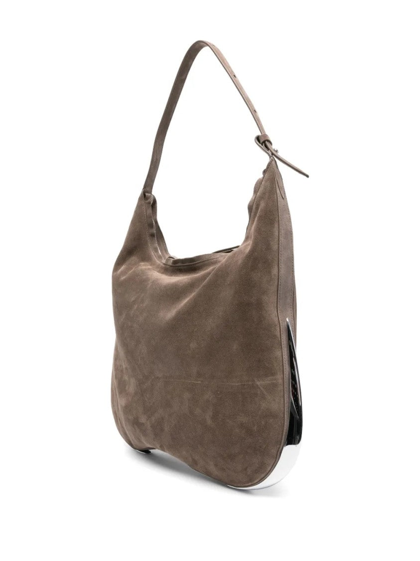 Benedetta Bruzziches Structured Handbag With Top Handle And Detachable Strap