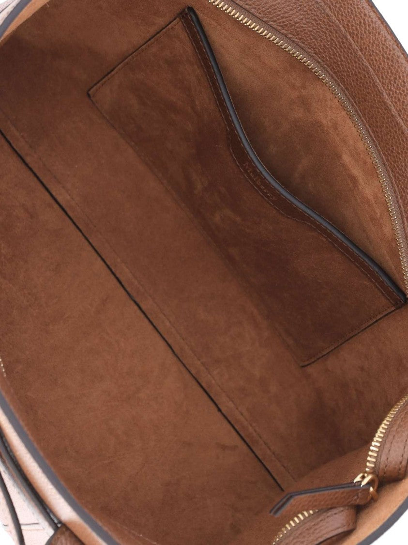 Mulberry Small Structured Shoulder Bag With Gold-Tone Accents