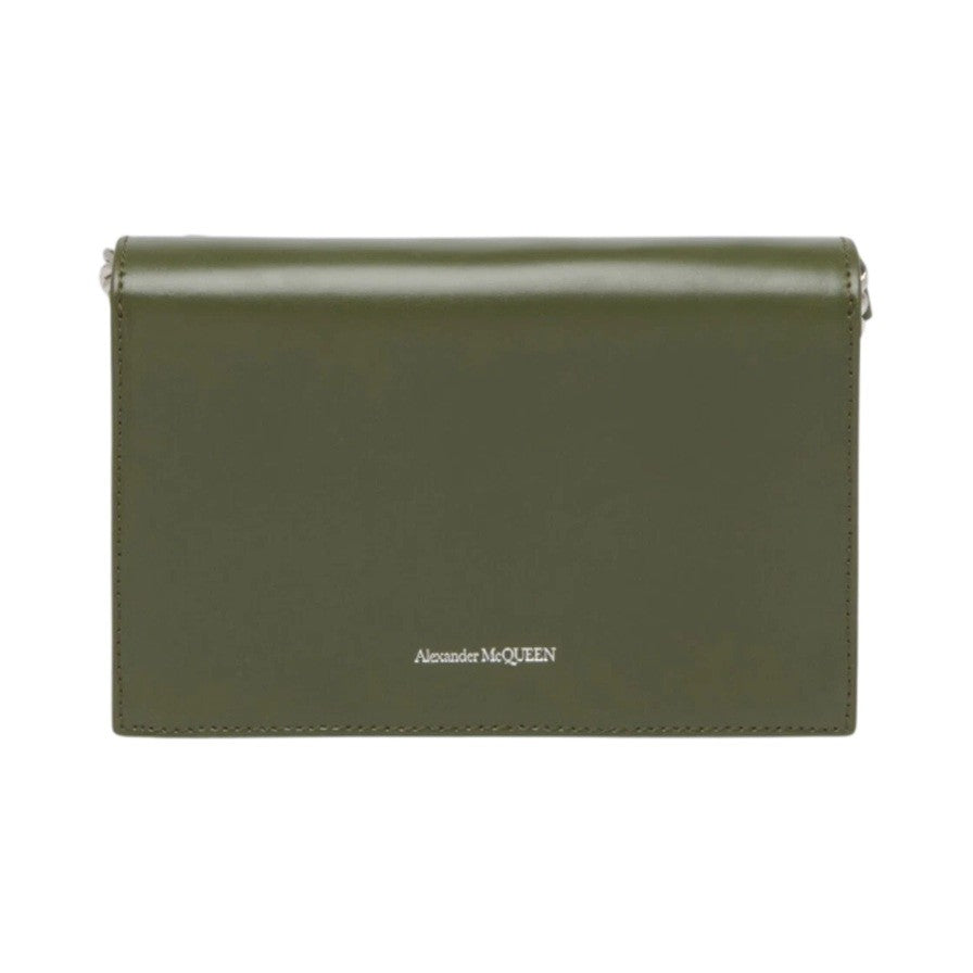 Alexander Mcqueen Structured Leather Bag With Skull Embellishment