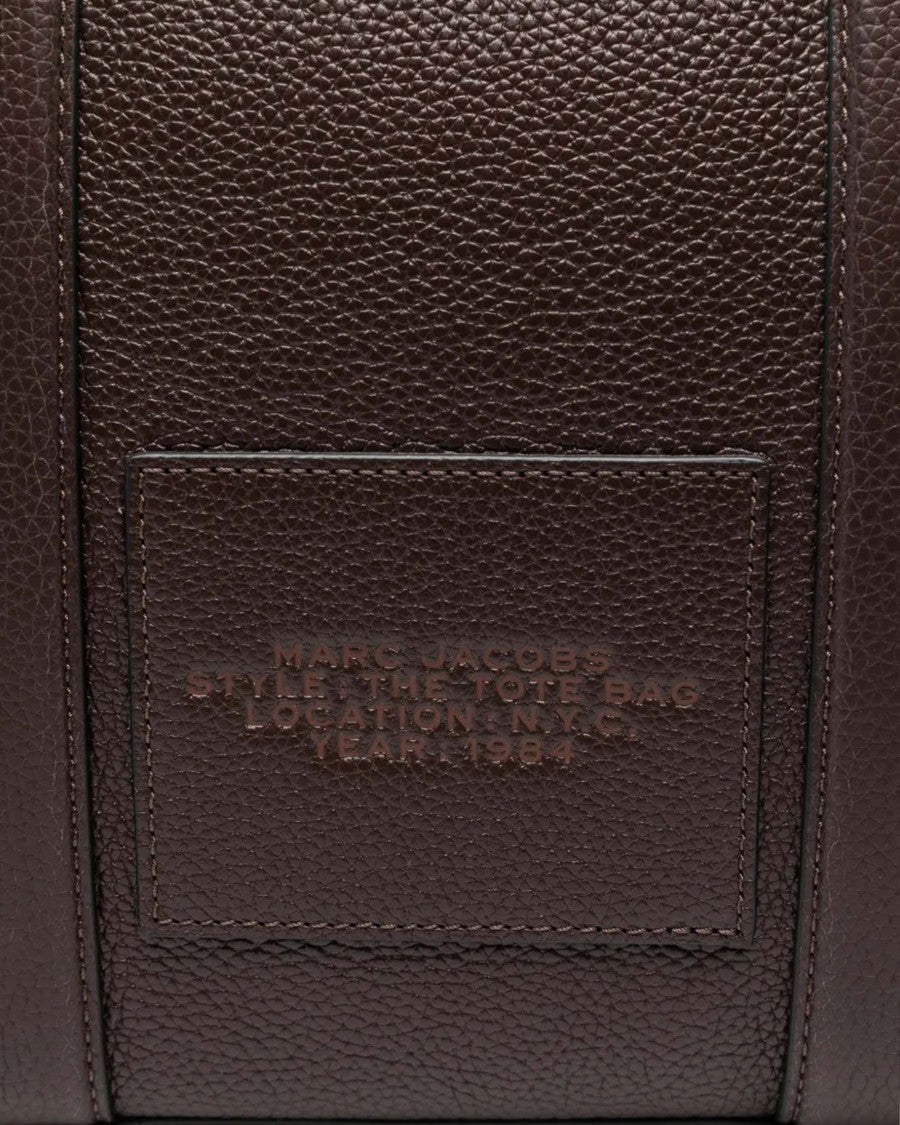 Marc Jacobs Borsa A Mano The Leather Small Tote Bag Ganache