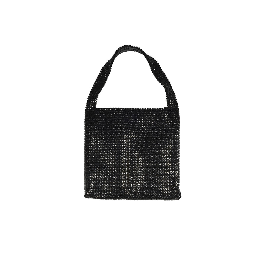Rabanne Black Small Pixel Chain Bag