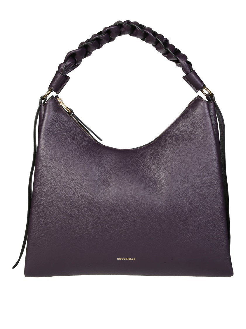 Coccinelle Double-Layered Handbag With Braided Handle