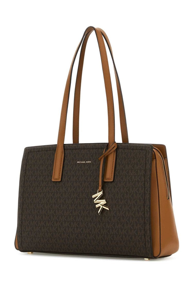 Michael Michael Kors Printed Canvas Medium Laila Shopping Bag