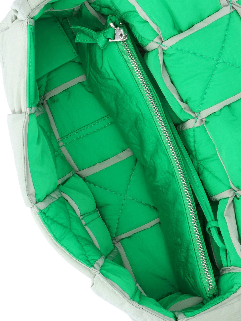 Bottega Veneta Padded Nylon Bag With Quilted Design And Adjustable Strap