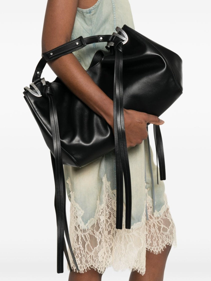 Diesel Silk And Nylon Black Bag
