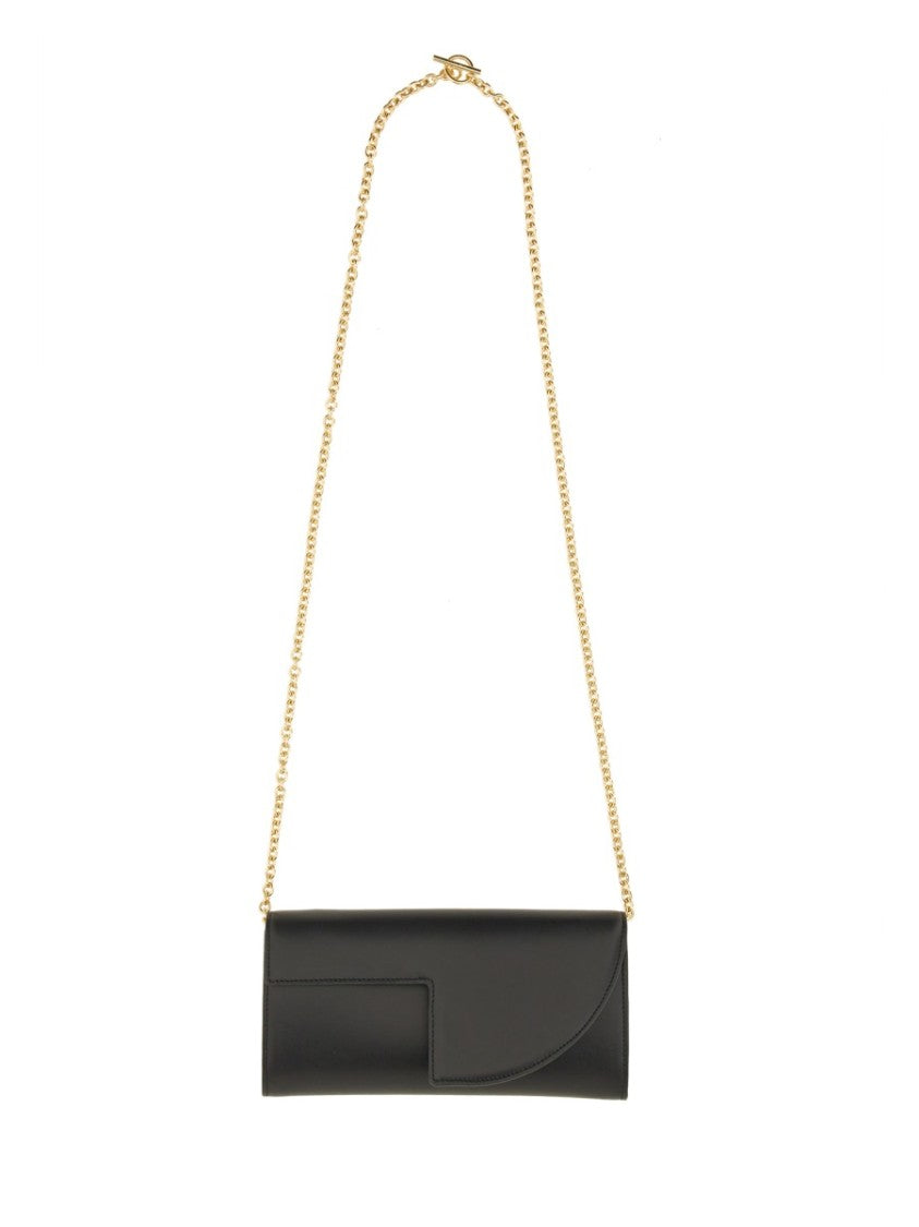 Patou Black Leather Pochette