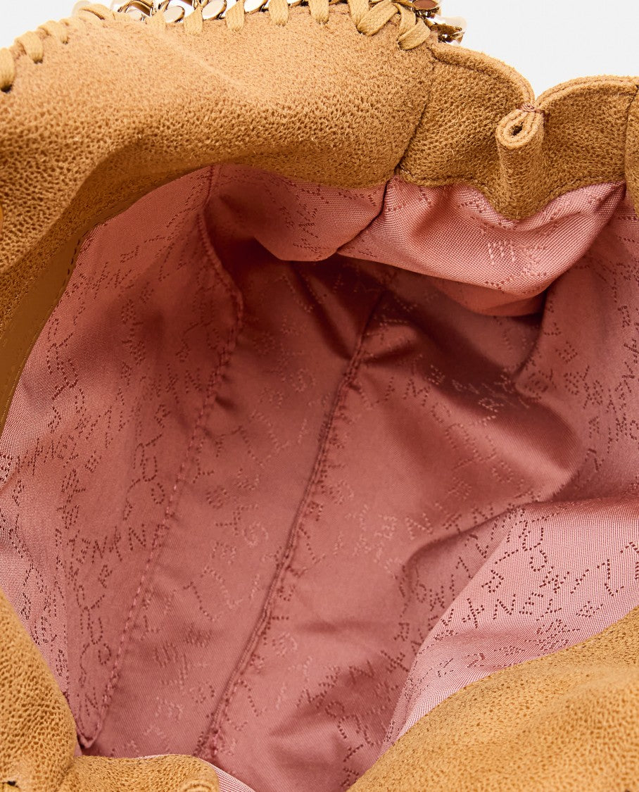Stella Mccartney Gold Shaggy Texture Mini Tote Bag