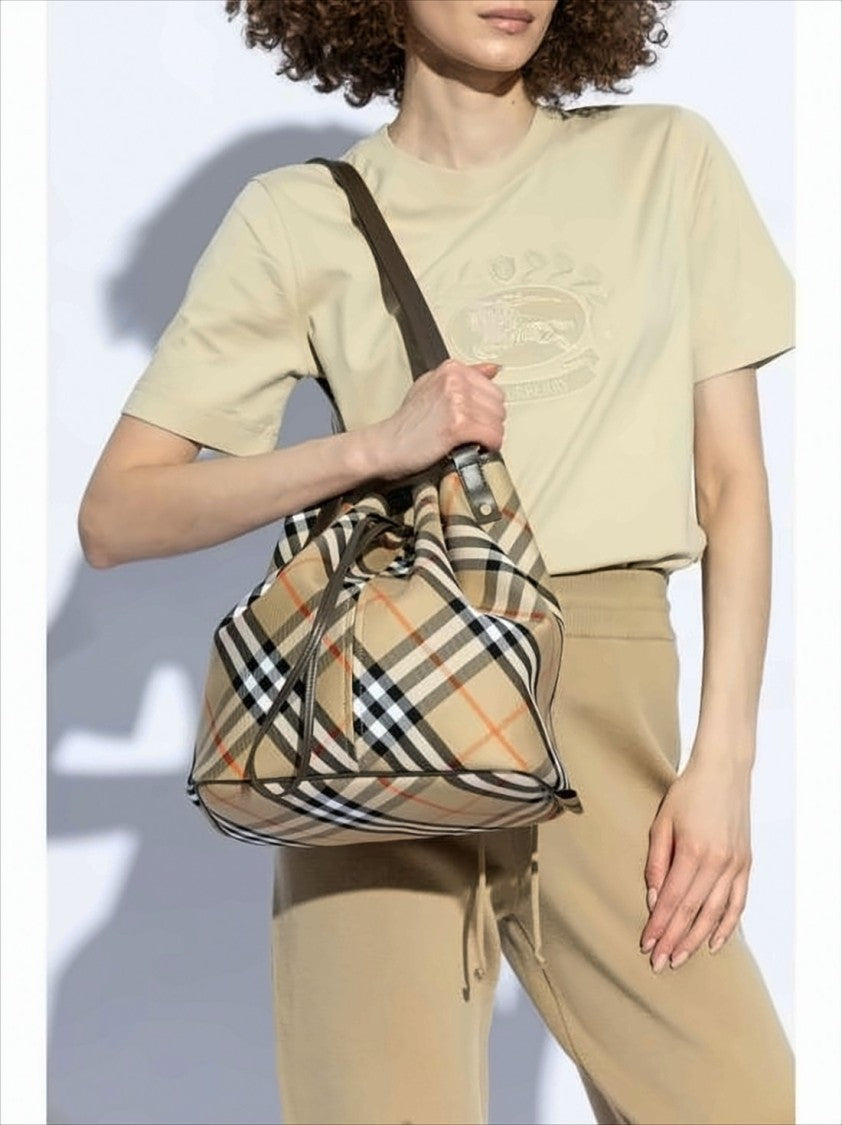 Burberry Vintage Check Bucket Shoulder Bag