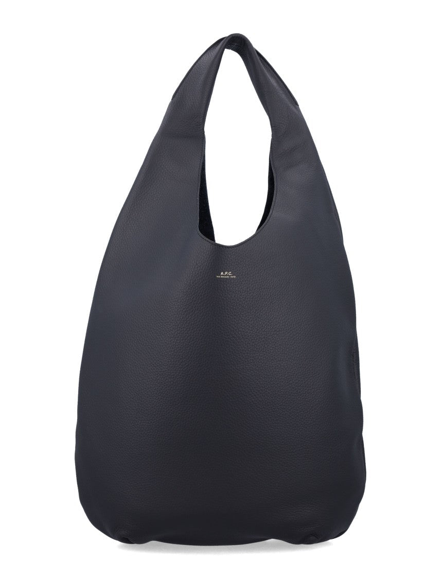 A.P.C. Le Neige Grained Leather Bag