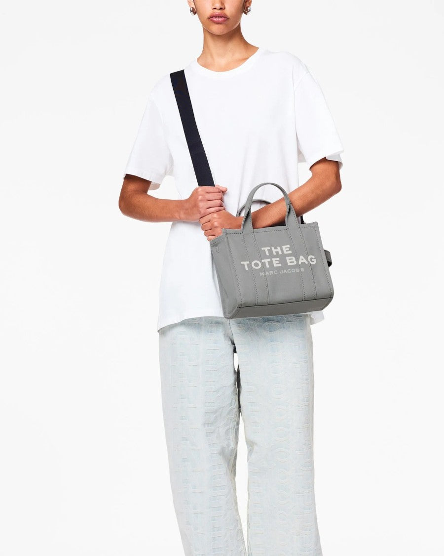 Marc Jacobs Wolf Grey The Canvas Small Tote Bag