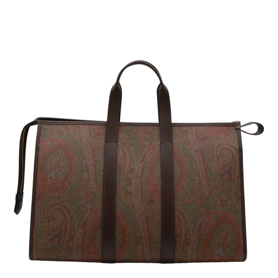 Etro Large Structured Bag With Classic Paisley Pattern