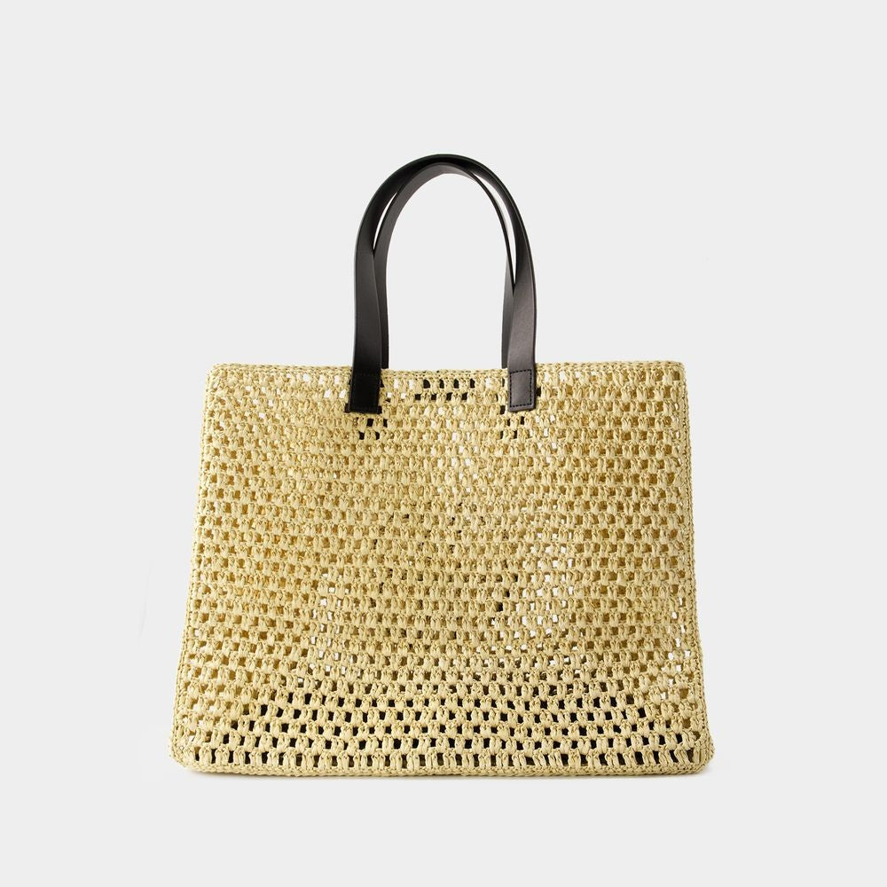 Anine Bing Large Rio Tote Bag  - Synthetic - Beige