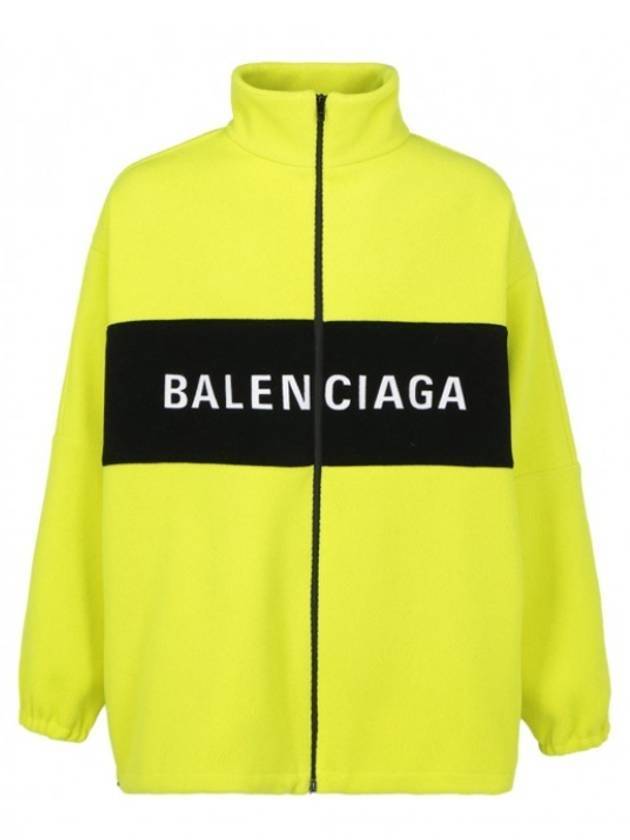 Luxury Balenciaga Trending 2025 Logo Stripe Zip-Up Jacket Yellow