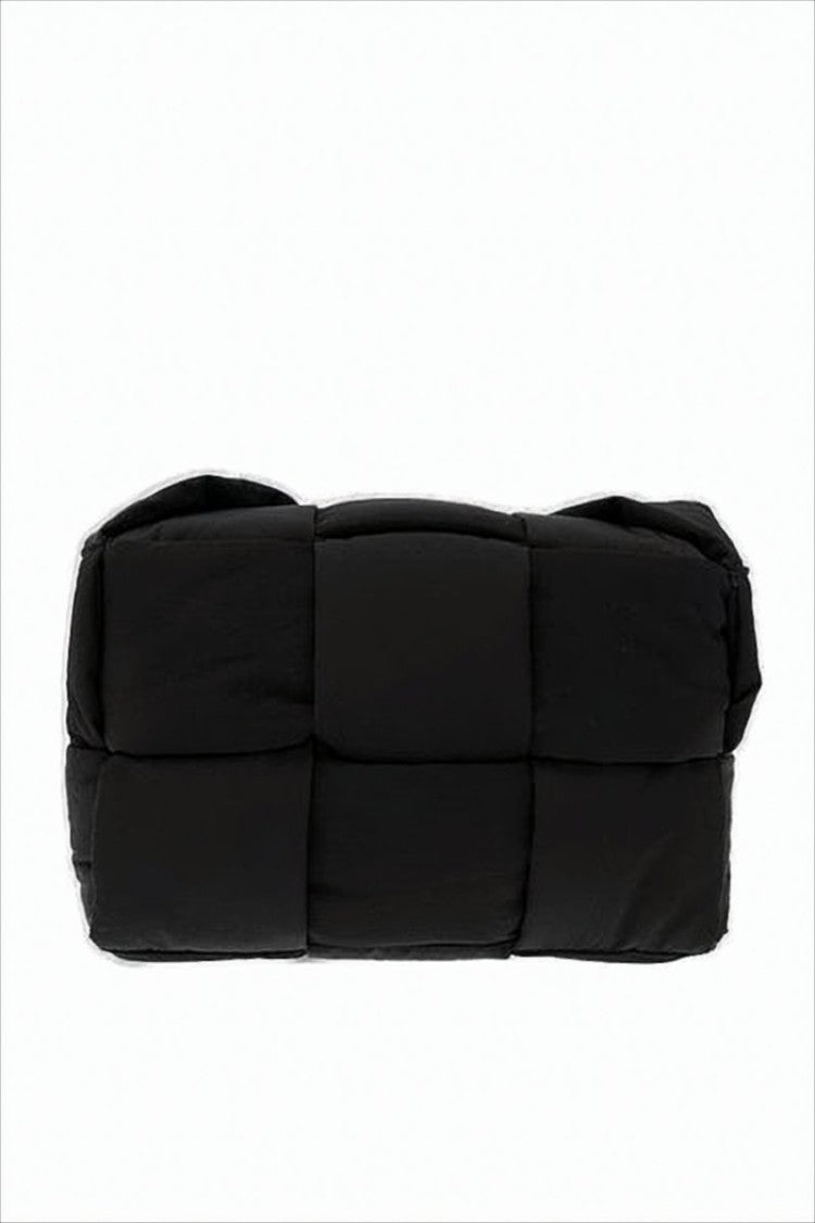 Bottega Veneta Quilted Black Crossbody Bag