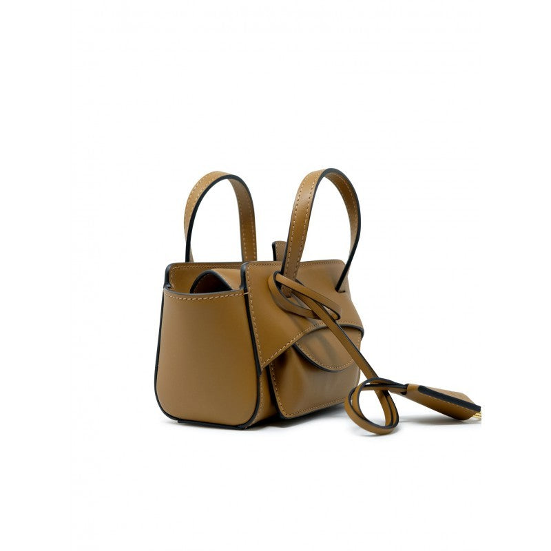 Hidesins Fl14tr23404 Flap Xs Premiere Caramel Leather Handbag