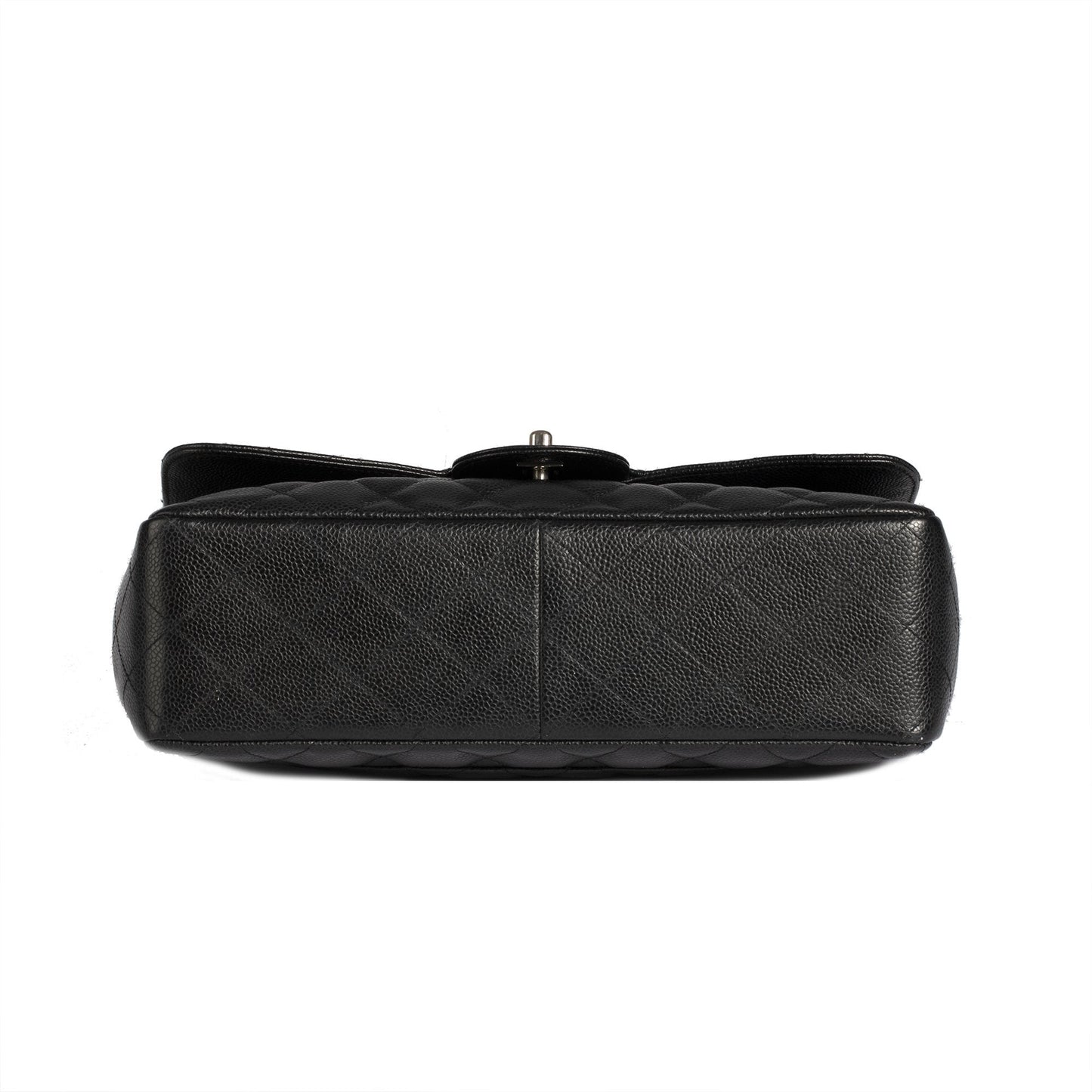 Chanel Black Caviar Classic Jumbo Single Flap Bag