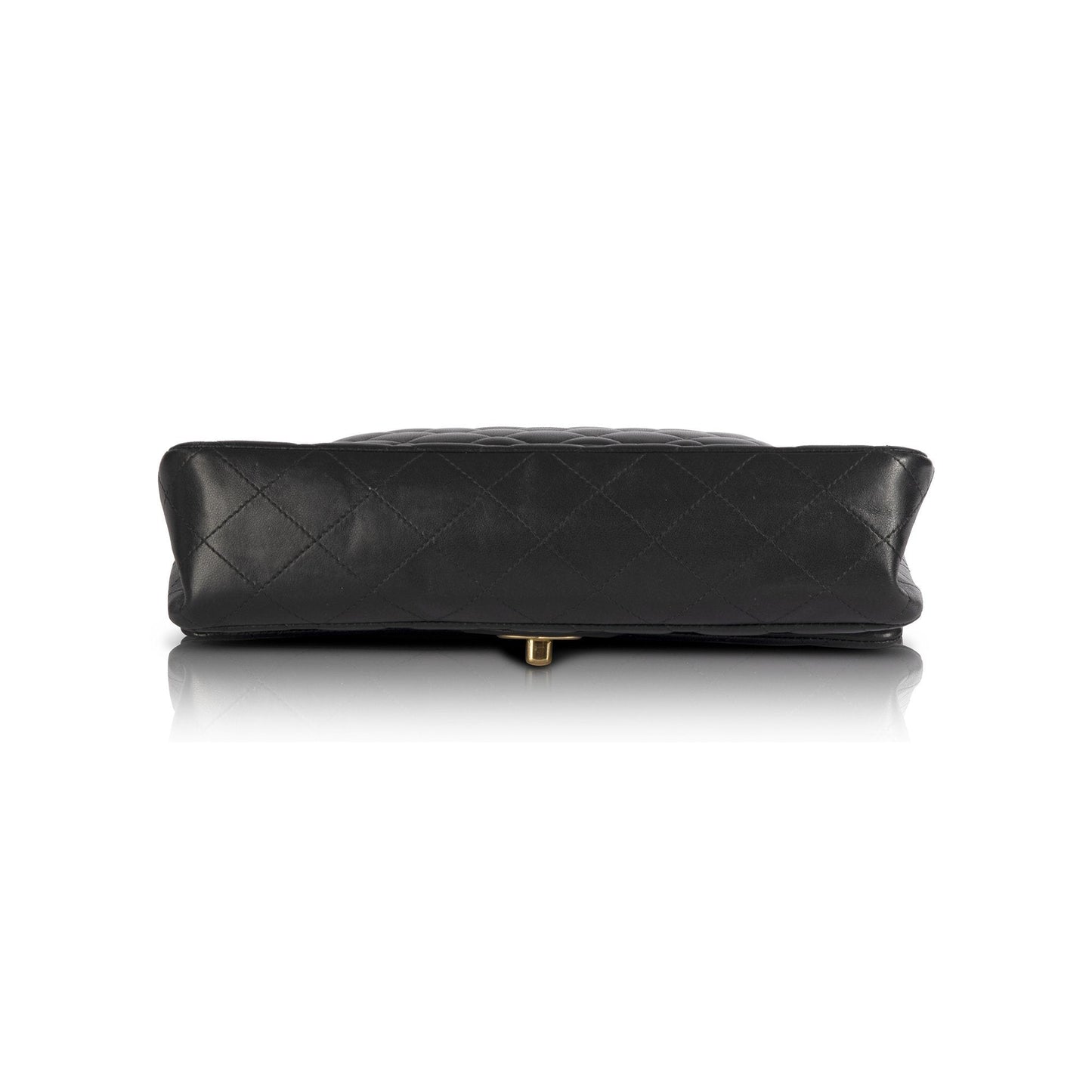 Chanel Black Lambskin Medium Classic Double Flap Bag