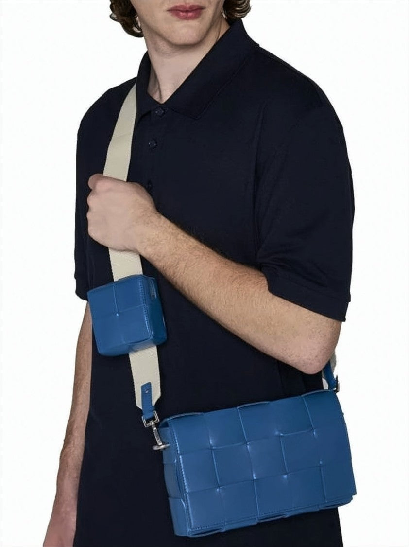 Bottega Veneta Woven Calf Leather Clutch