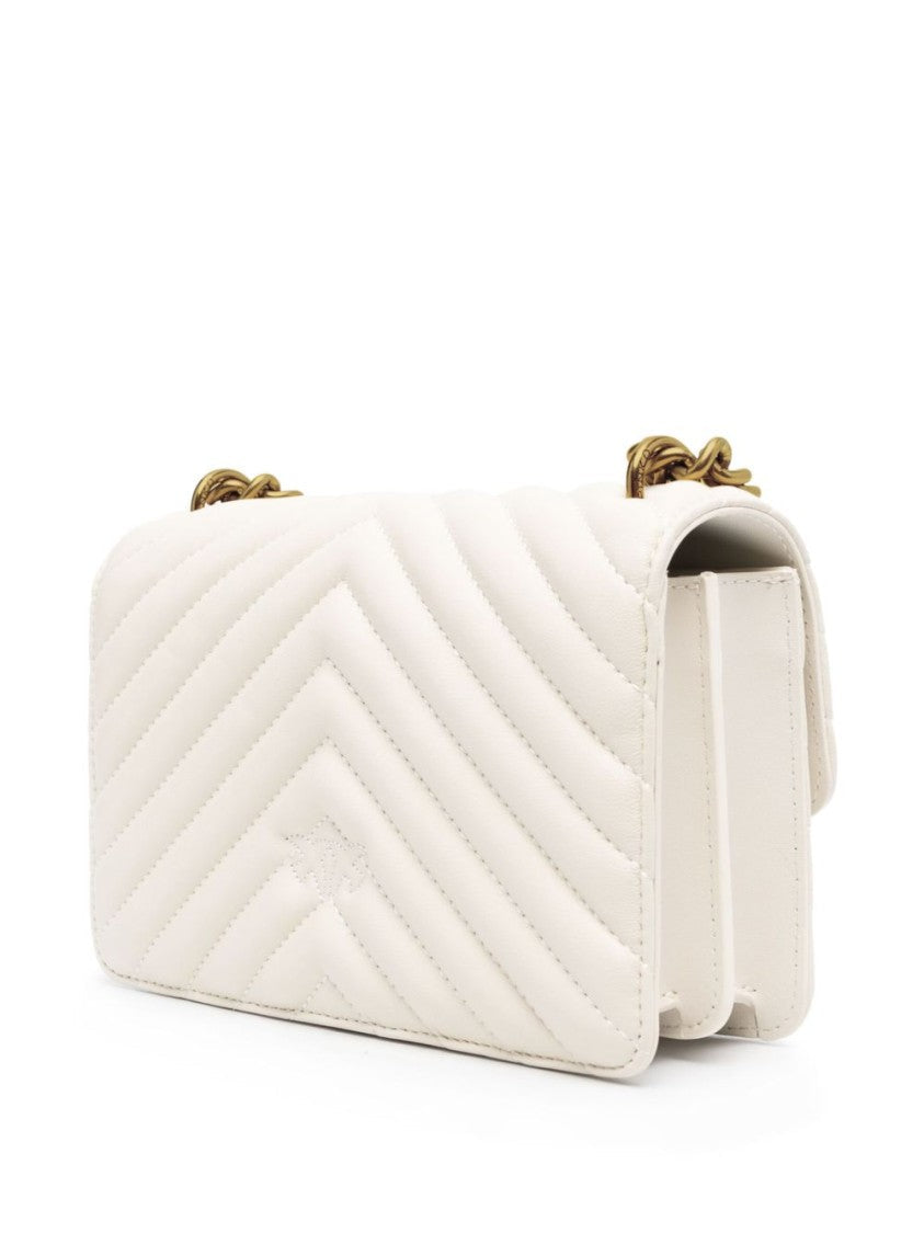 Pinko Rectangular Quilted Leather Bag