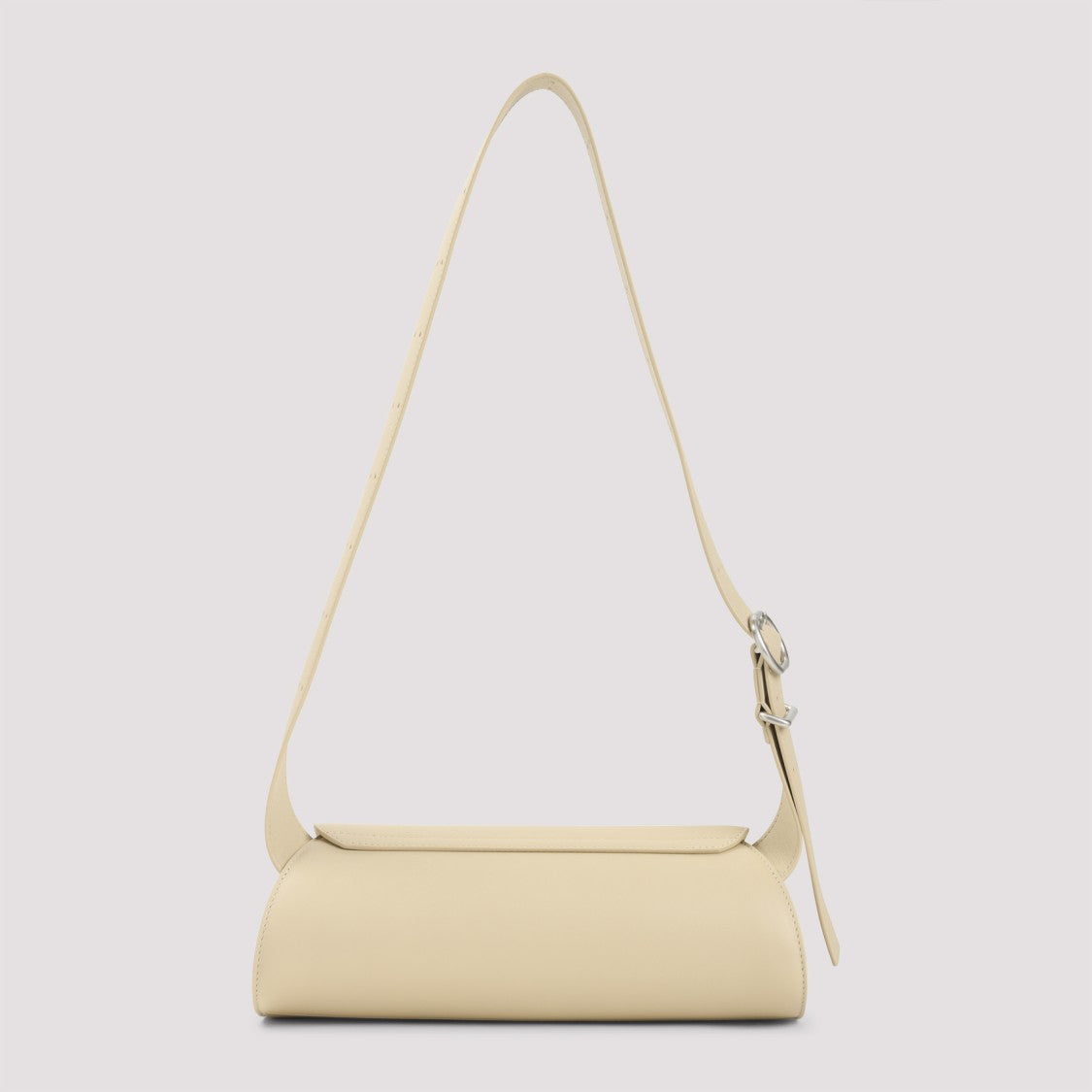 Jil Sander Teak Lamb Leather Sm Cannolo Handbag