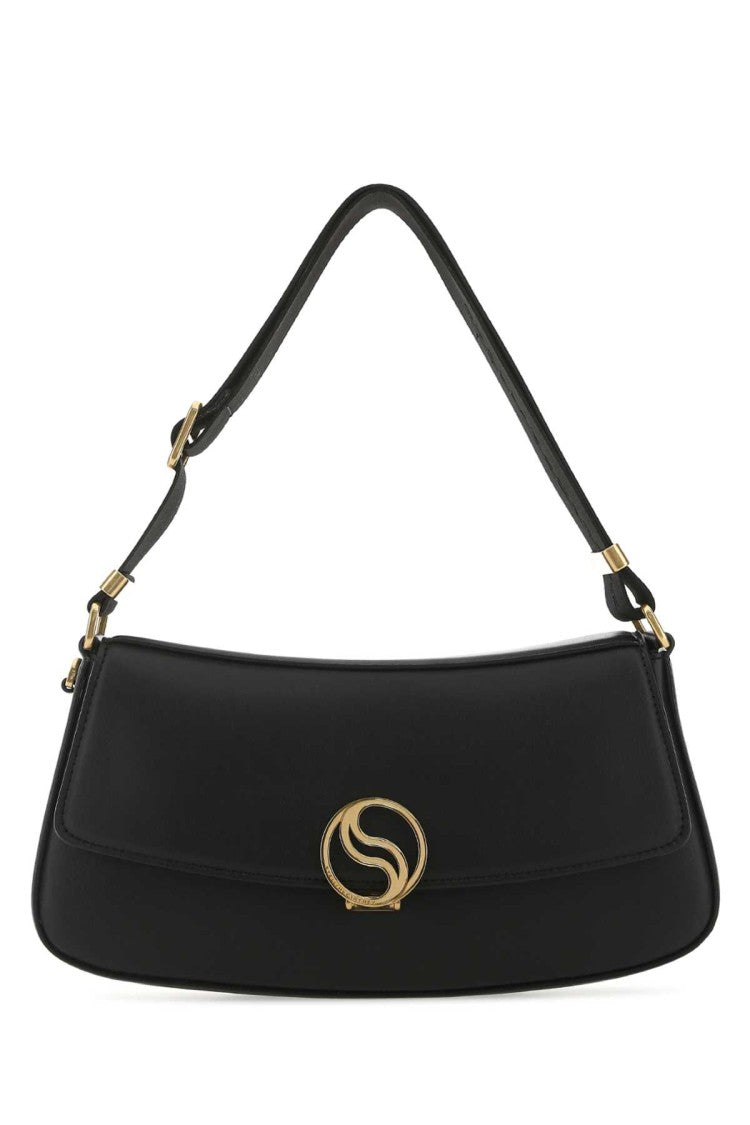Stella Mccartney Black Alter Mat Shoulder Bag