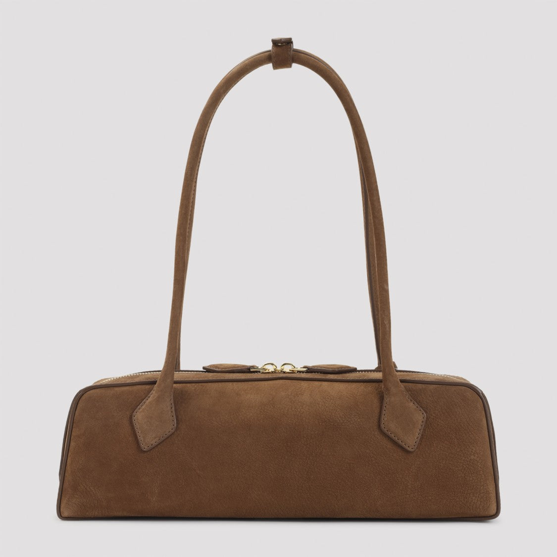 Alaïa Brown Calf Leather Teckel Shoulder Bag