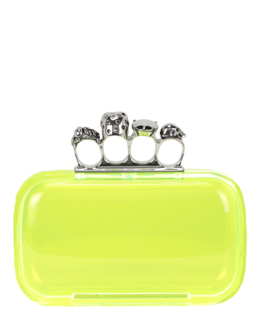 Alexander Mcqueen Skull Four-Ring Clutch