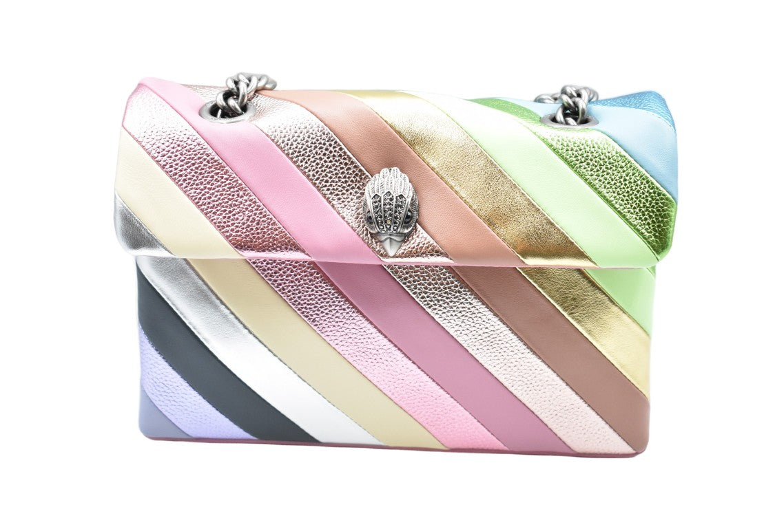 Kurt Geiger Pastel Stripe Shoulder Bag
