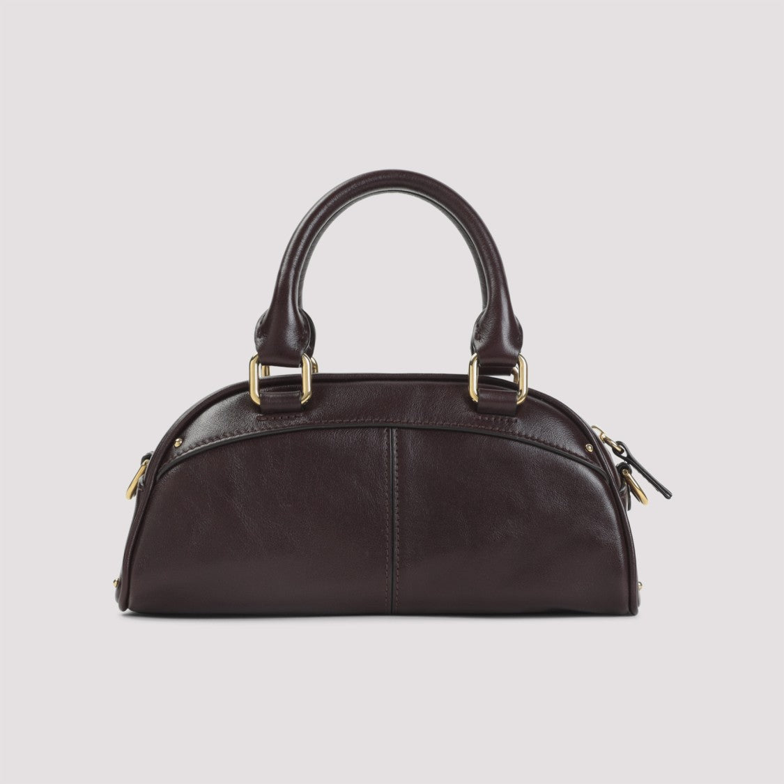 Chloé Rounded Black Calf Leather Shoulder Bag