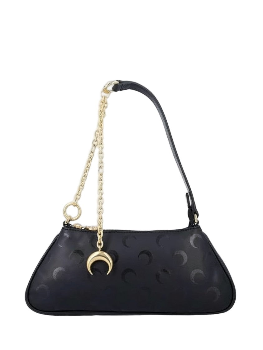 Marine Serre Elongated Black Tote Bag
