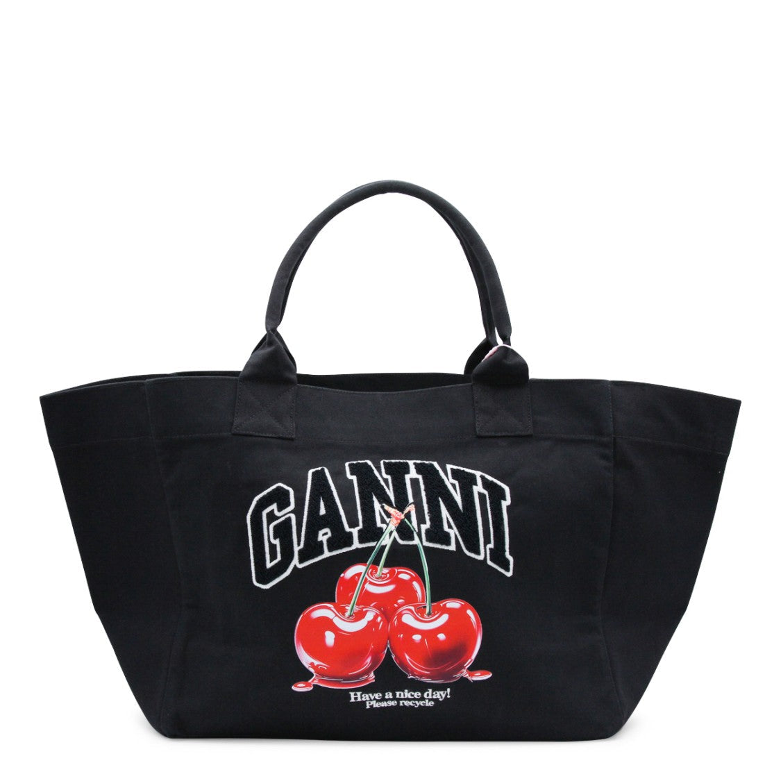 Ganni Minimalist Structured Handbag With Clean Lines