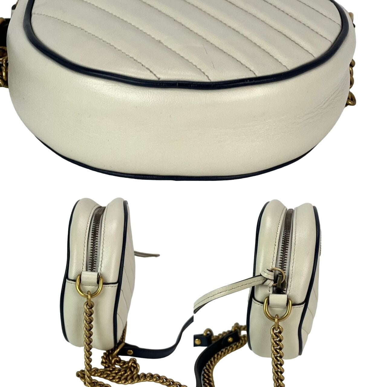 Gucci GG Azalea Matelasse Round Shoulder Bag