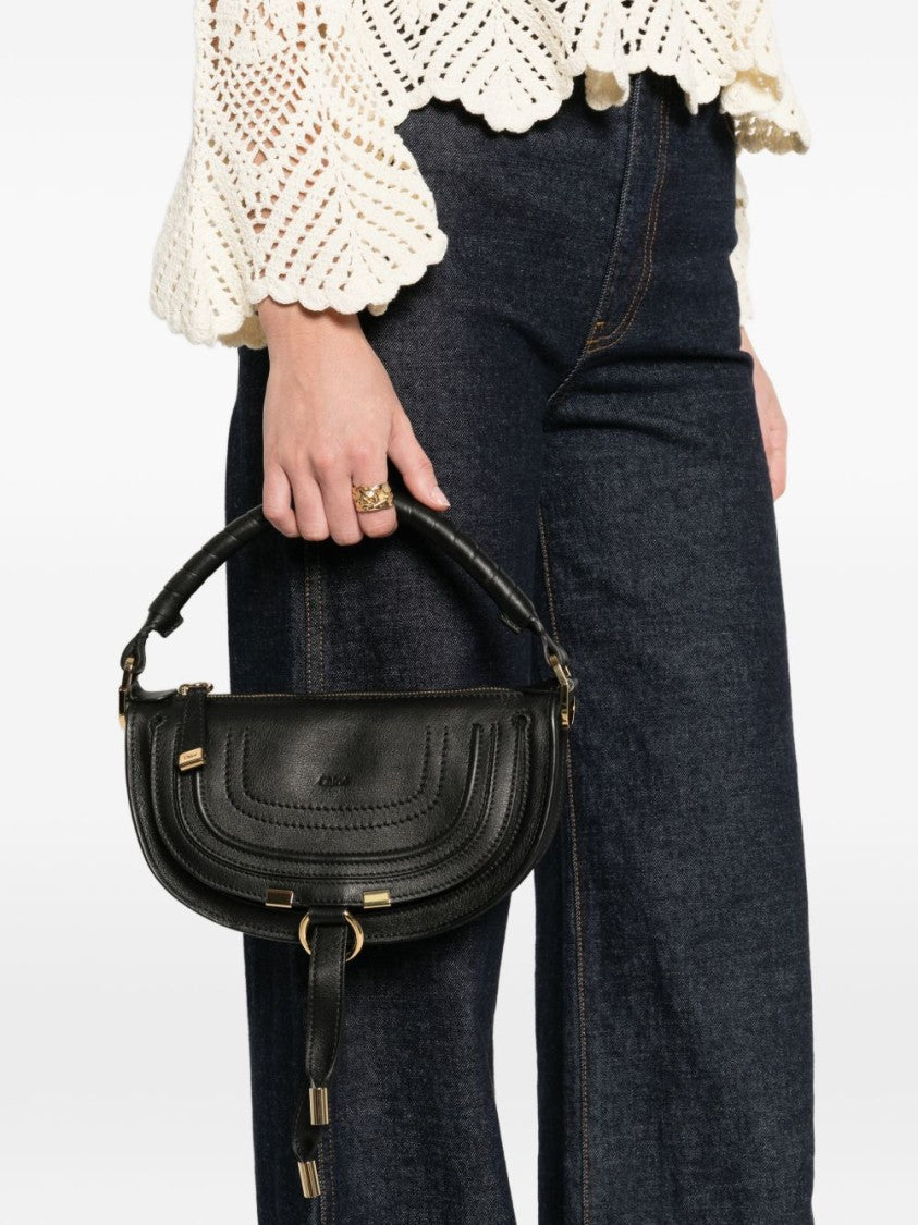 Chloé Crescent-Shaped Leather Handbag