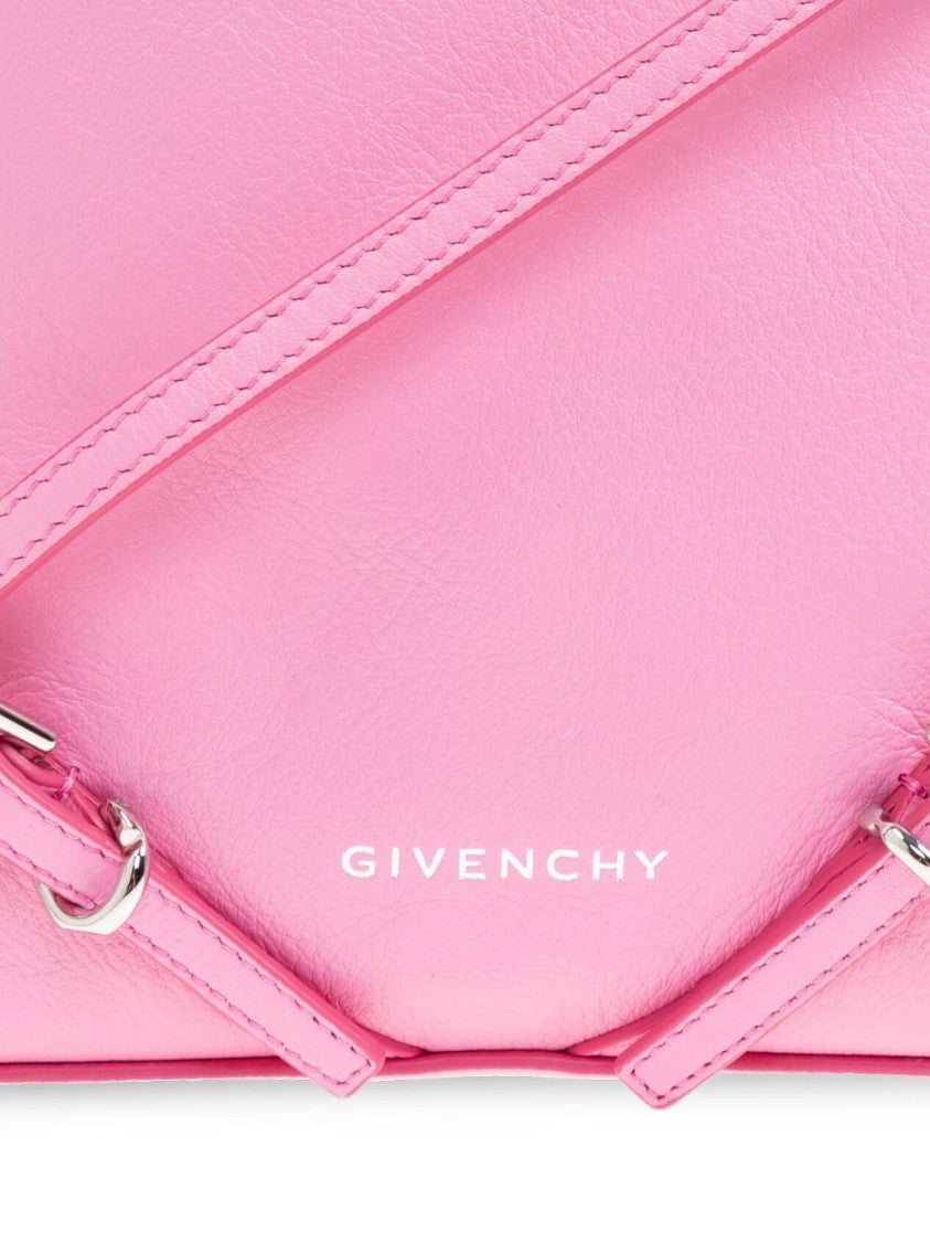 Givenchy Voyou Nano Handbag In Pink Leather