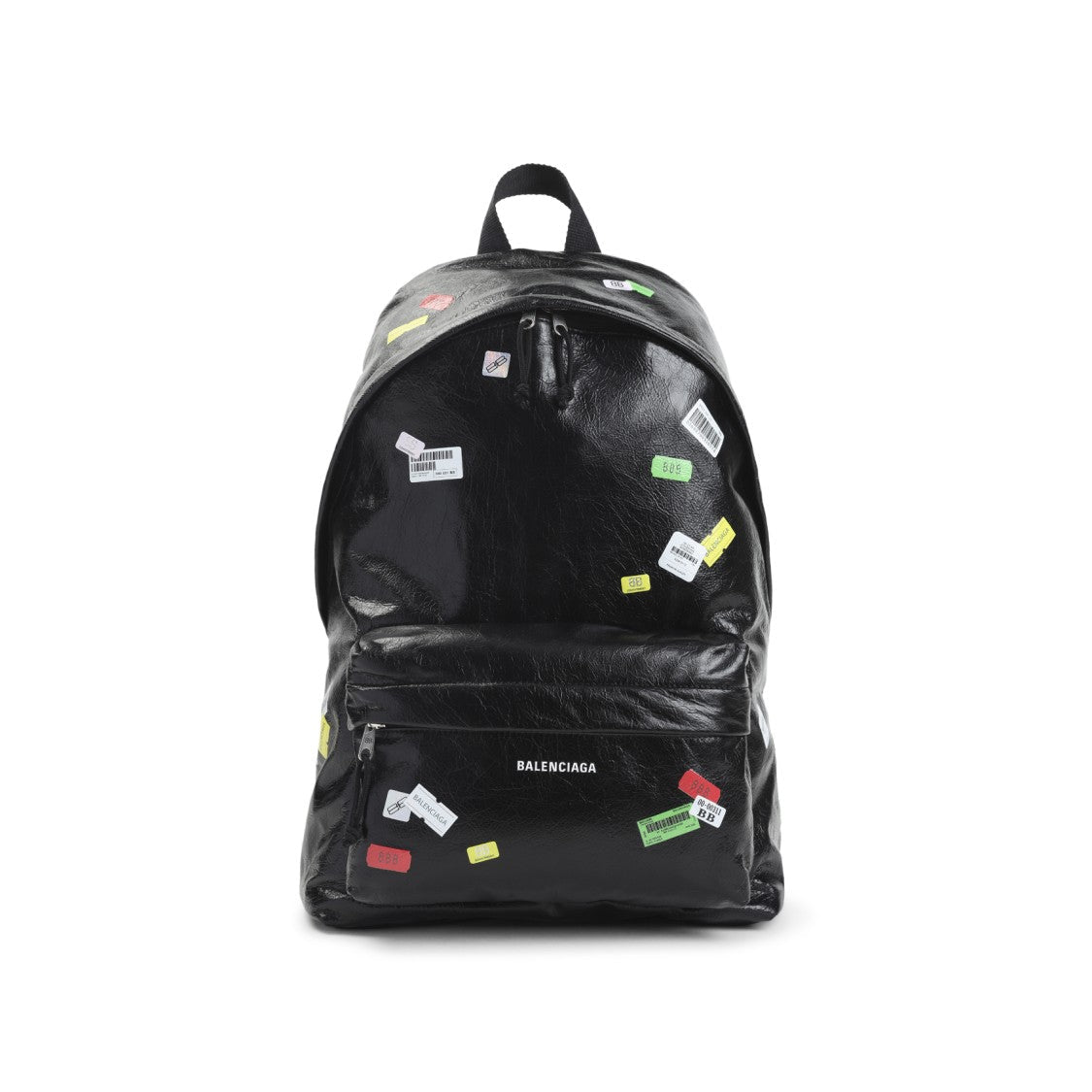 Balenciaga Black Leather Explorer Backpack