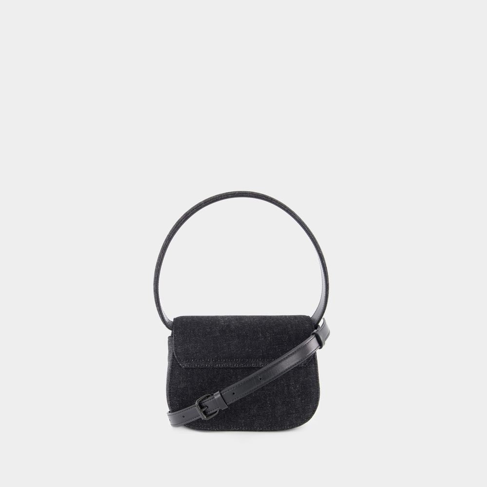 Diesel 1Dr Shoulder Bag - Cotton - Black