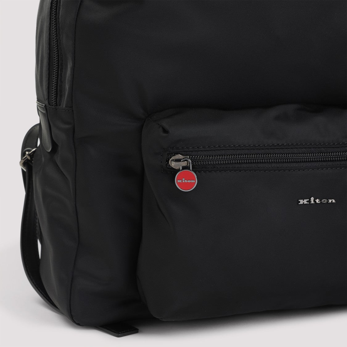 Kiton Bucket Bag With Calf Leather Accents