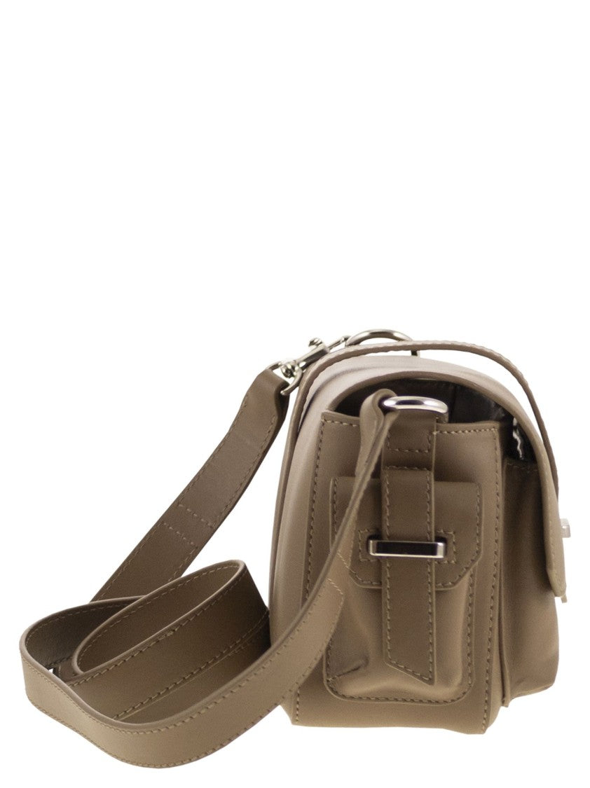 Hogan Small Leather Flap Bag