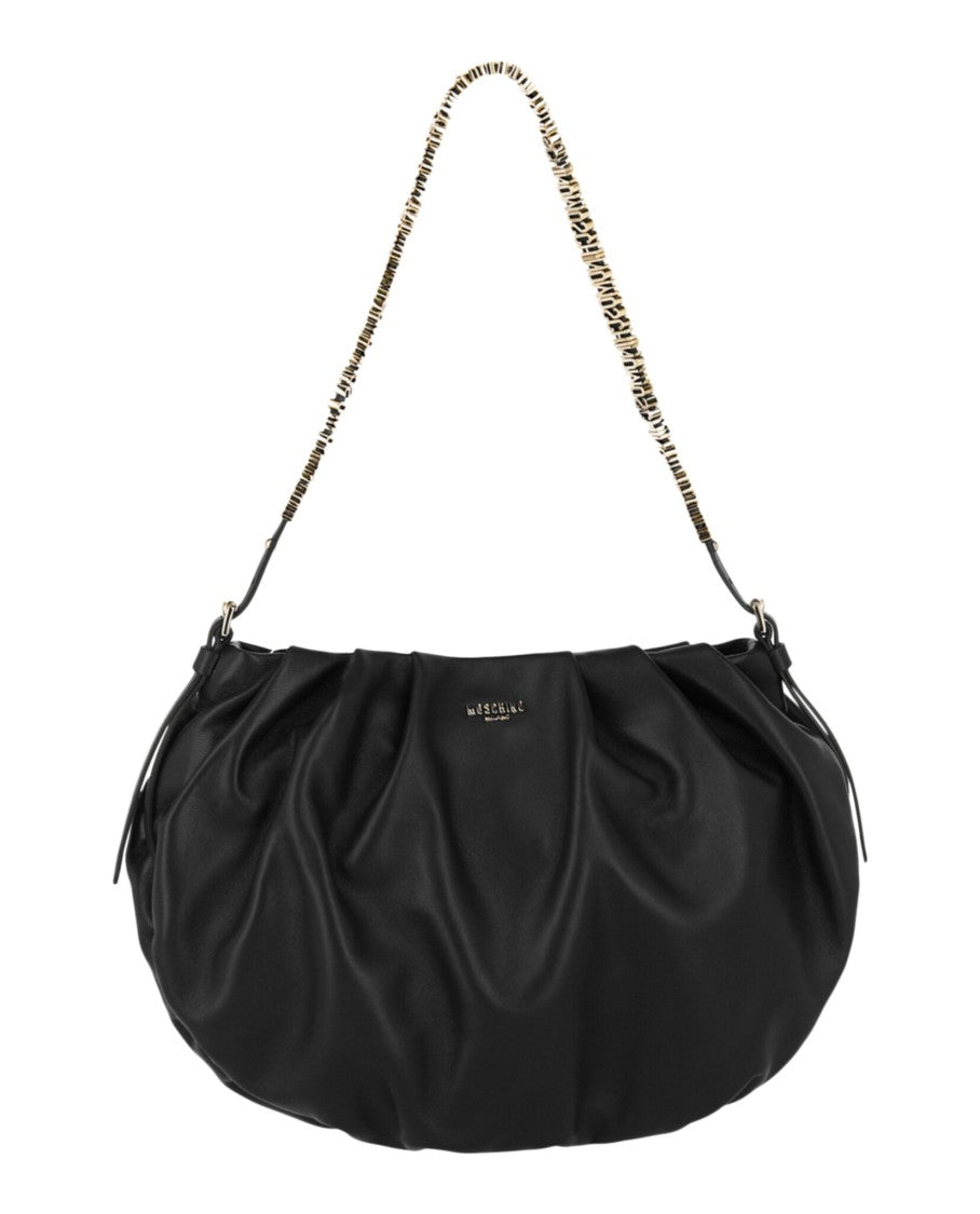 Moschino Mini Lettering Laminated Shoulder Bag