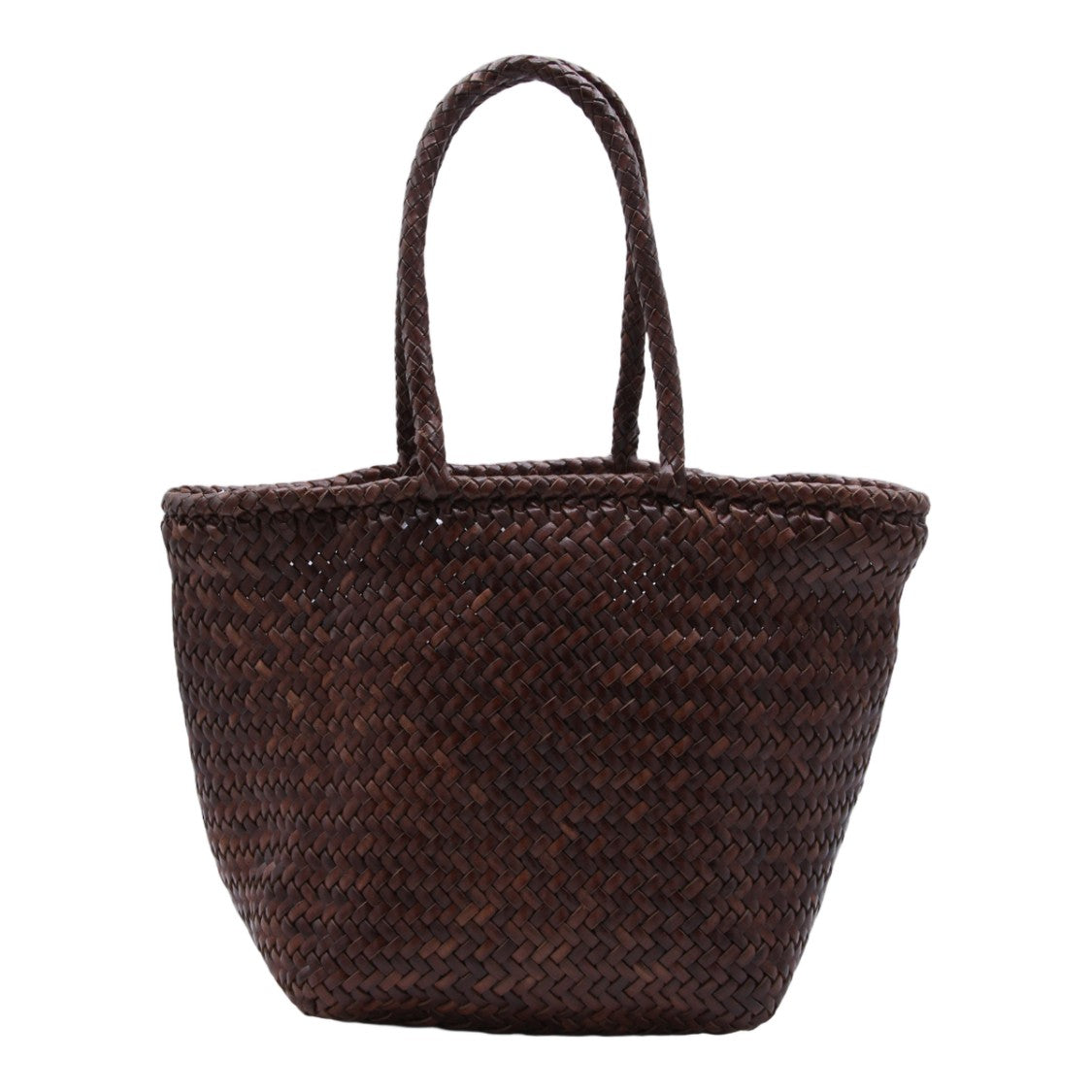 Dragon Diffusion Structured Rectangular Bag With Smooth Finish