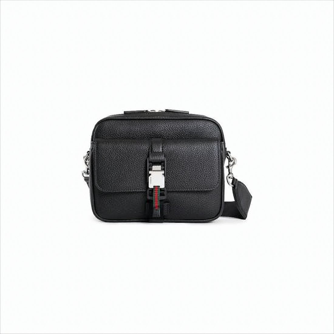 Gucci Textured Leather Crossbody Bag