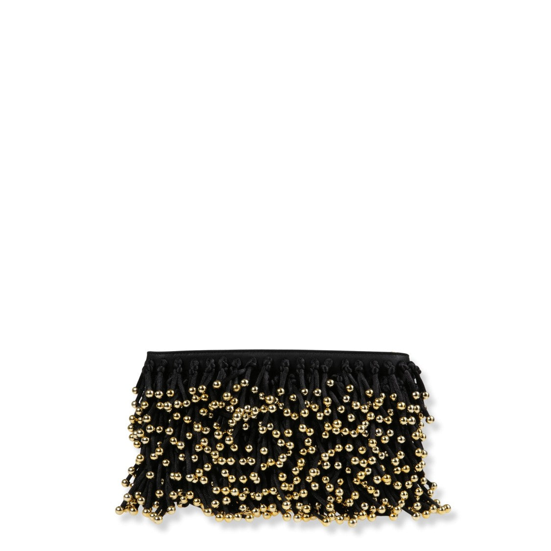 Simkhai Intricate Beaded Fringe Clutch