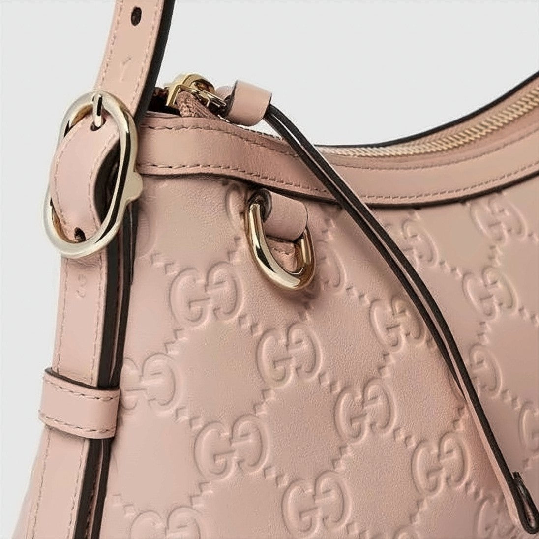 Gucci Embroidered Leather Small Shoulder Bag