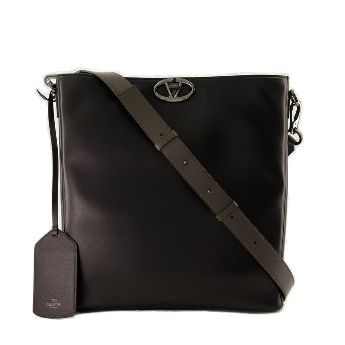 Valentino Garavani Black Lambskin Shoulder Bag