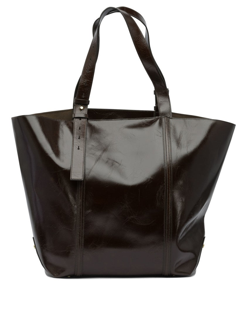 Golden Goose Shoulder Bag With Wavy Leather Design