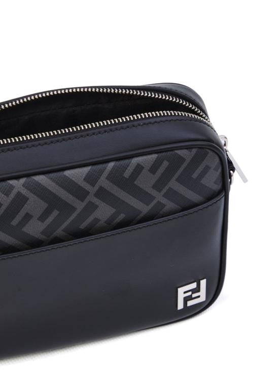 Fendi Rectangular Calf Leather Crossbody Bag